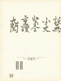 九重紫小说免费阅读全文无弹窗封面