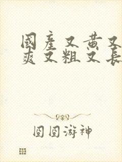 国产又黄又大又爽又粗又长又色的视封面