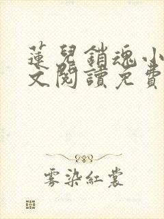 莲儿销魂小说全文阅读免费无弹窗