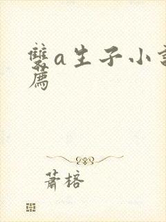 双a生子小说推荐