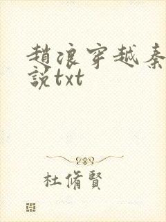 赵浪穿越秦朝小说txt封面