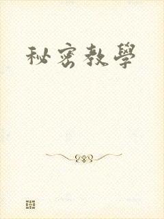秘密教学