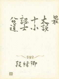 公认十大最好看道士小说封面