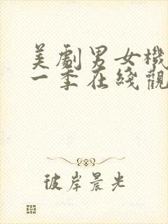 美剧男女机密第一季在线观看