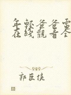 年轻爸爸电视剧在线观看全集免费封面