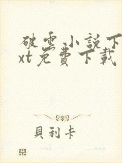 破云小说下载txt免费下载