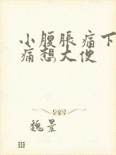 小腹胀痛下坠疼痛想大便