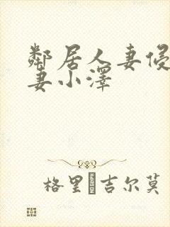 邻居人妻侵犯人妻小泽封面