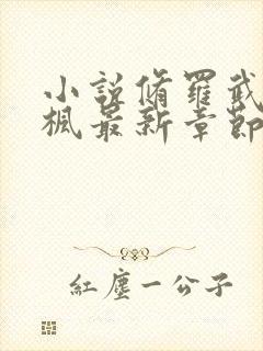 小说修罗武神楚枫最新章节阅续