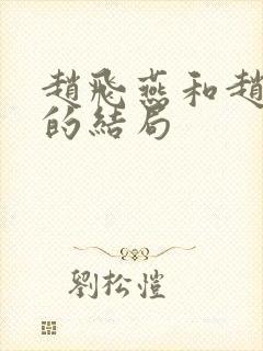 赵飞燕和赵合德的结局封面