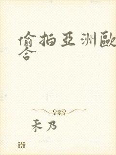 偷拍亚洲欧洲综合