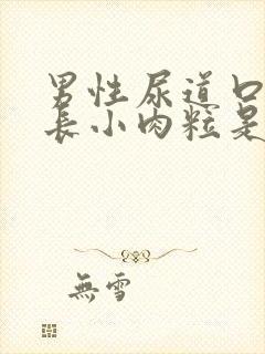 男性尿道口周围长小肉粒是怎么回事