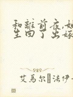 和离前夜,她重生回了出嫁