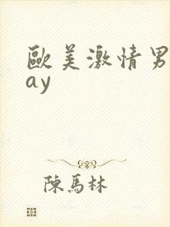 欧美激情男同gay