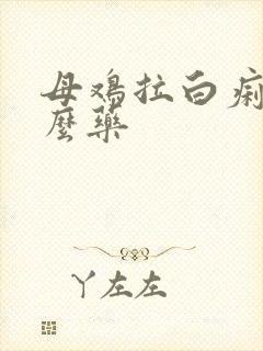 母鸡拉白痢吃什么药