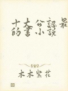 十大公认最好看的书小说封面