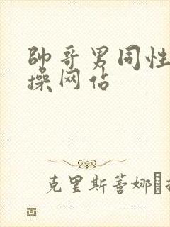 帅哥男同性恋互操网站