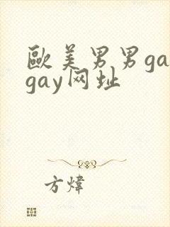 欧美男男gaygay网址