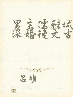 男主儒雅城府极深婚后文古言