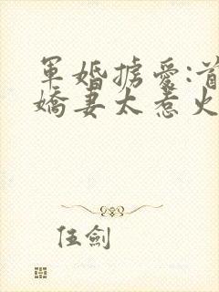 军婚掳爱:首长娇妻太惹火 梦惊鸿封面