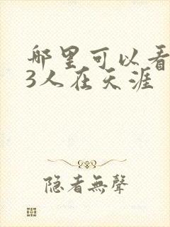 哪里可以看扫毒3人在天涯封面