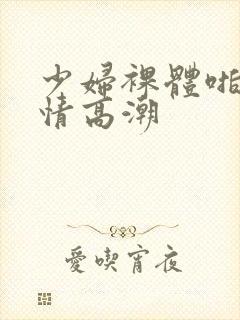 少妇裸体啪啪激情高潮