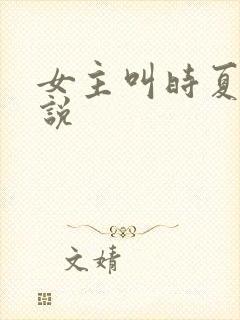 女主叫时夏的小说