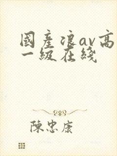 国产浪av高清一级在线