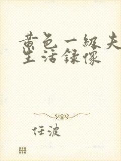 黄色一级夫妻性生活录像