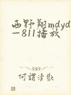 西野翔mdyd—811播放