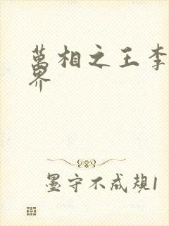 万相之王李洛境界