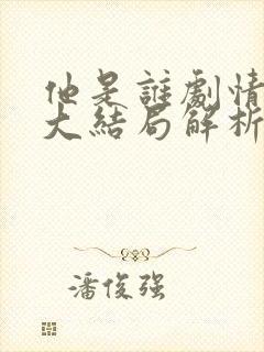 他是谁剧情介绍大结局解析封面