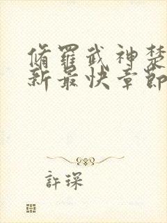 修罗武神楚枫最新最快章节