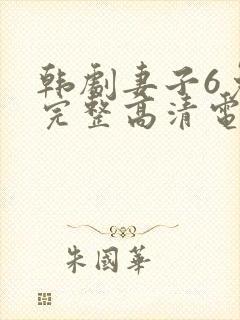 韩剧妻子6免费完整高清电视剧在线看中文