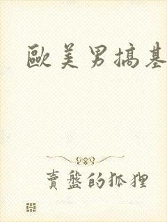 欧美男搞基视频