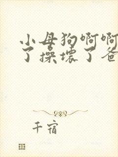 小母狗啊啊太大了操坏了爸爸封面