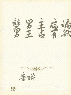 双男主病娇小说男主占有欲很强