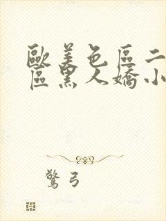 欧美色区二区三区黑人娇小