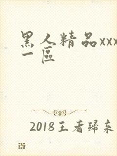 黑人精品xxx一区
