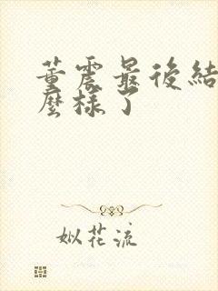 董震最后结局怎么样了封面