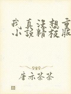 我真没想重生啊小说精校版txt下载