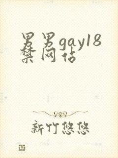男男gay18禁网站