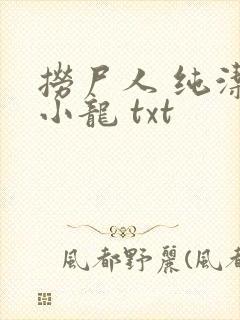 捞尸人 纯洁滴小龙 txt