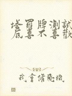 塔罗牌测试他到底喜不喜欢你