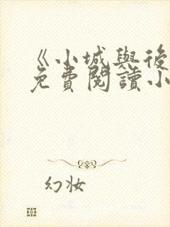 《小城与后妈》免费阅读小说封面