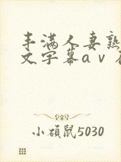 丰满人妻熟女中文字幕aⅴ在线网站封面