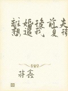 离婚后前夫总是想追我 夏微凉