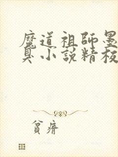 魔道祖师墨香铜臭小说精校版