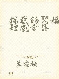 总裁的闪婚甜妻短剧合集封面