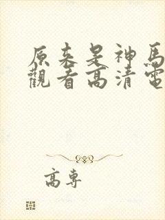 原来是神马琪琪观看高清电影